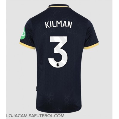 Camisa de Futebol West Ham United Max Kilman #3 Equipamento Alternativo 2025-26 Manga Curta Camisa de Futebol West Ham United Max Kilman #3 Equipamento Alternativo 2025-26 Manga Curta